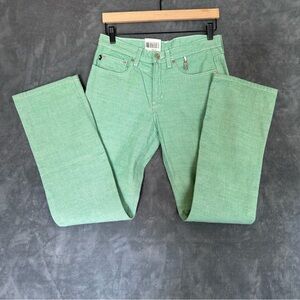 Polo Ralph Lauren Y2K 90’s 2000’s Mint Green 67 Bootcut Jeans Size 6 100% Cotton